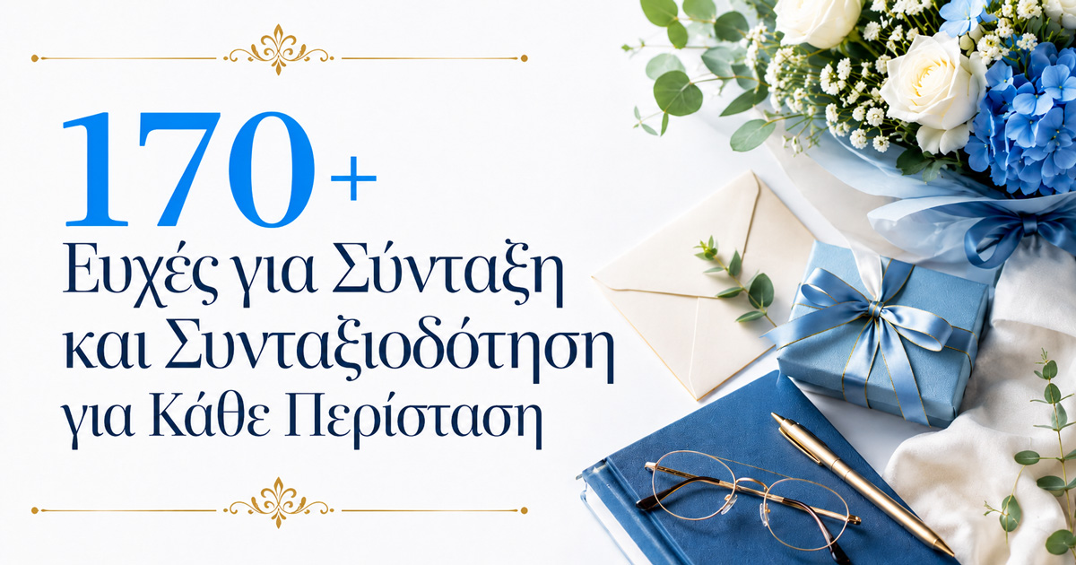 Homepage (12/22) 170+ Ευχές για Σύνταξη και Συνταξιοδότηση για Κάθε Περίσταση