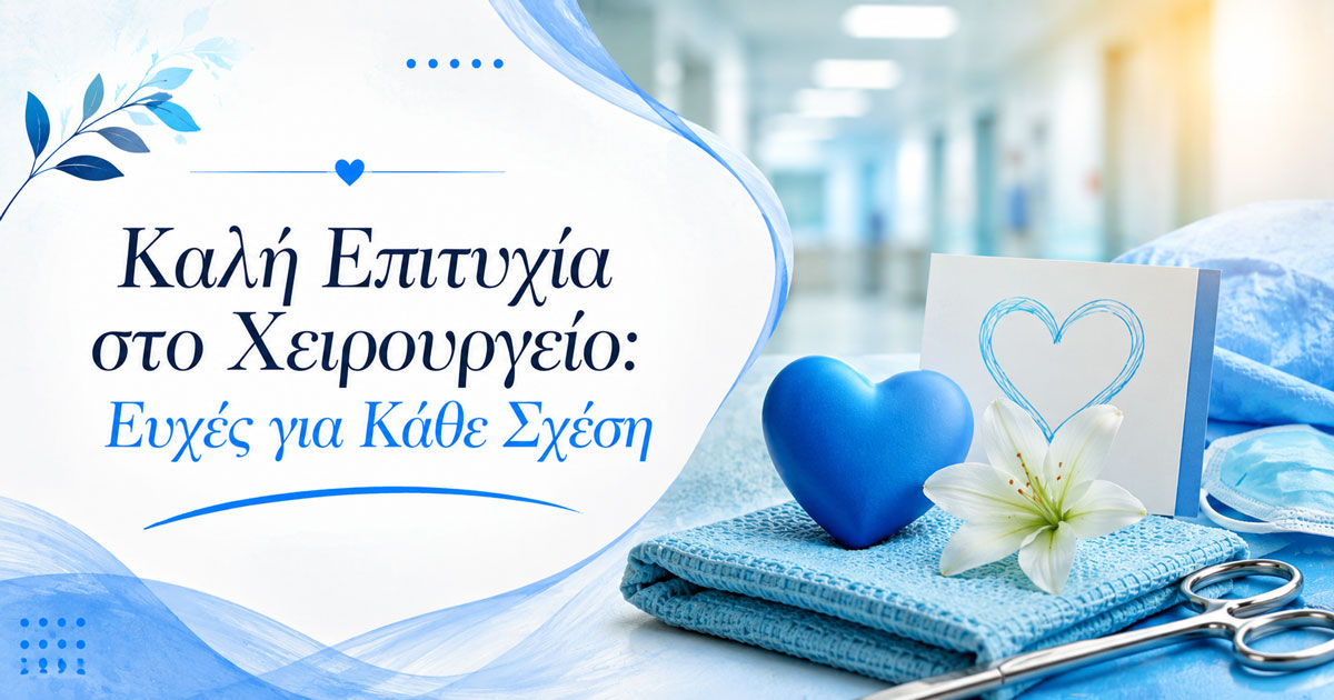 Homepage (12/22) Καλή Επιτυχία στο Χειρουργείο: 80+ Ευχές για Κάθε Σχέση