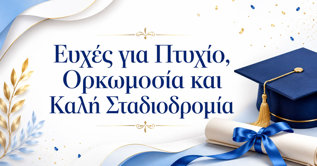 Homepage (12/22) 120+ Ευχές για Πτυχίο, Ορκωμοσία και Καλή Σταδιοδρομία