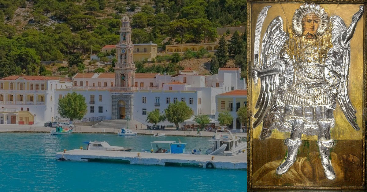 Τι Συμβολίζει η Εικόνα του Πανορμίτη στη Σύμη