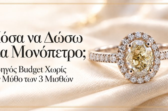 Πόσα να Δώσω για Μονόπετρο; Οδηγός Budget Χωρίς τον Μύθο των 3 Μισθών
