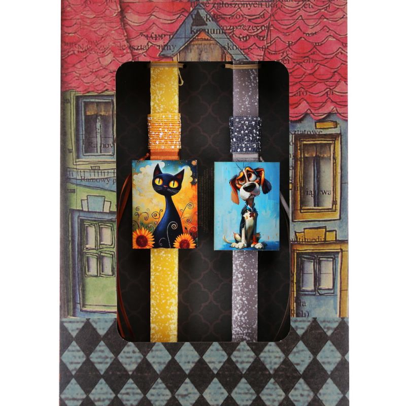 Λαμπάδες για Ζευγάρια 2026: Οι πιο Ξεχωριστές Επιλογές για το Πάσχα Λαμπάδα Ζευγάρι Γάτα & Σκύλος