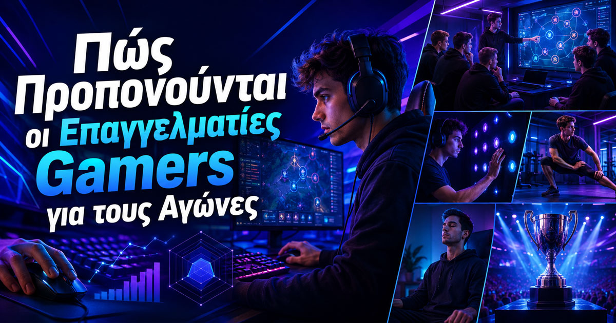 Homepage (12/22) Πώς Προπονούνται οι Επαγγελματίες Gamers για τους Αγώνες;
