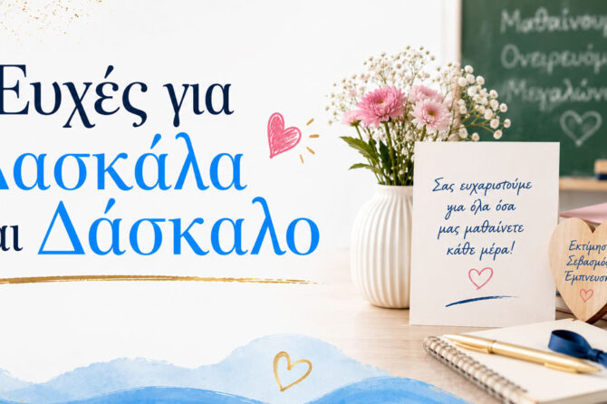 Ευχές για Δασκάλα και Δάσκαλο: Μηνύματα για Κάθε Περίσταση