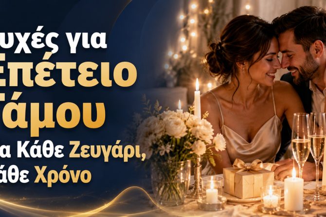 Ευχές για Επέτειο Γάμου για Κάθε Ζευγάρι, Κάθε Χρόνο