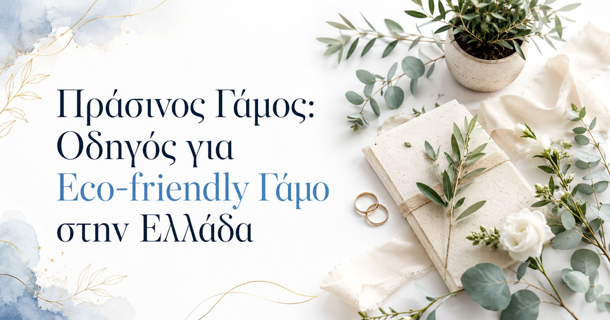 Homepage (12/22) Πράσινος Γάμος: Ο Πλήρης Οδηγός για Έναν Eco-friendly Γάμο στην Ελλάδα
