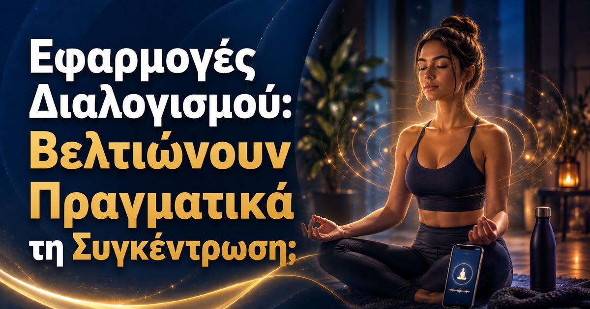 Homepage (12/22) Βελτιώνουν οι Εφαρμογές Διαλογισμού τη Συγκέντρωση;